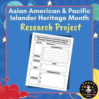 Preview of FREE Asian American & Pacific Islander Heritage Month Research Project