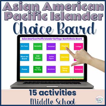 Preview of Asian American and Pacific Islander Heritage Activities - Choice Board
