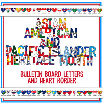 Preview of Asian American and Pacific Islander Heritage Month Bulletin Board | AAPI Flags