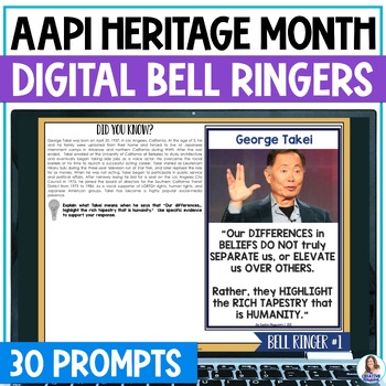 Preview of Asian American & Pacific Islander Heritage Month DIGITAL Bell Ringers