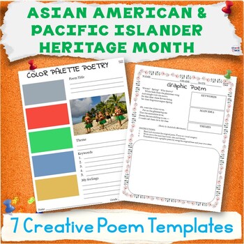 Preview of Asian American and Pacific Islander Heritage Month, AAPI Poetry Writing Activity