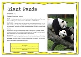 Asian Animals information posters