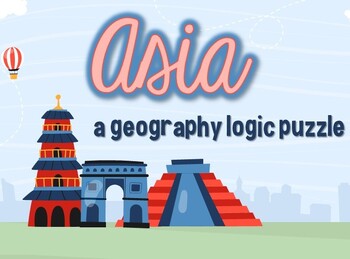 Preview of Asian Countries: A Geography Logic Puzzle