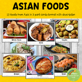 Asian Foods Montessori 3 Part Cards