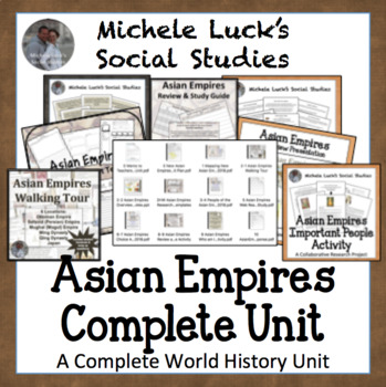 Preview of Asian Empires Complete Unit for World History or Civilizations