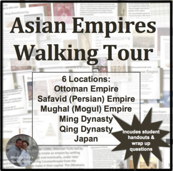 Preview of Asian Empires Walking Tour or Gallery Walk Activity
