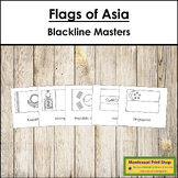 Flags of Asia Blackline Masters