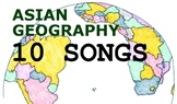 Asian Geography Learning Songs + Lyrics ONLY