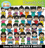 Asian Kids Clipart Set {Zip-A-Dee-Doo-Dah Designs}