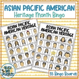 Asian Pacific American Heritage Month AAPI Bingo Game