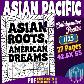 Preview of Asian Pacific American Heritage Month 2024: Collaborative Poster Coloring Craft