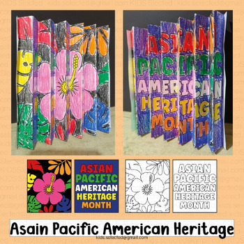 Preview of Asian Pacific American Heritage Month Craft Bulletin Board Agamograph Activities