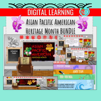 Preview of Asian Pacific American Heritage Month Digital BUNDLE | AAPI Classroom Kit