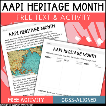 Preview of FREE Asian American & Pacific Islander (AAPI) Heritage Month Reading & Activity