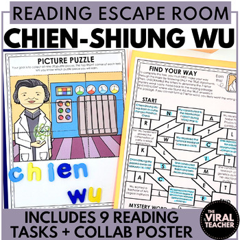 Preview of Asian Pacific American Heritage Month Reading Escape Room about Chien Shiung Wu