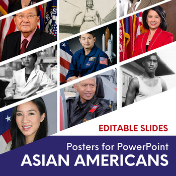 Preview of Asian Americans Pacific Americans Posters for PowerPoint