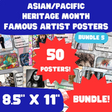 Asian/Pacific Heritage Month - AAPI Famous Artist Posters 