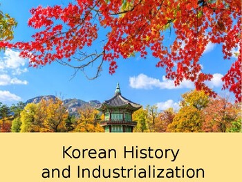 Preview of Asian Studies - Korea History and Industrialization