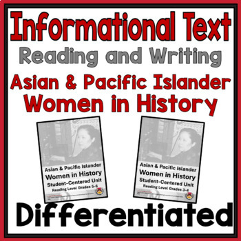 Preview of Asian Women in History Differentiated Standards-Based - Reading Comprehension