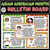 Asian american heritage month Bulletin Board- AAPI Biograp