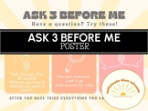 Ask 3 Before Me - All Subjects & Classrooms