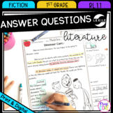 Ask & Answer Questions in Fiction 1st Grade RL.1.1 Reading