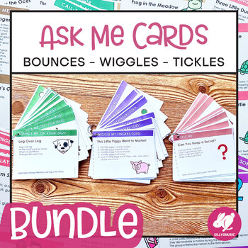 Preview of Ask Me Cards - Infant, Toddler, Early Childhood Bundle - Great Gift for New Moms