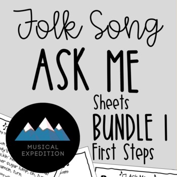 Preview of Ask Me Sheets BUNDLE! First Steps