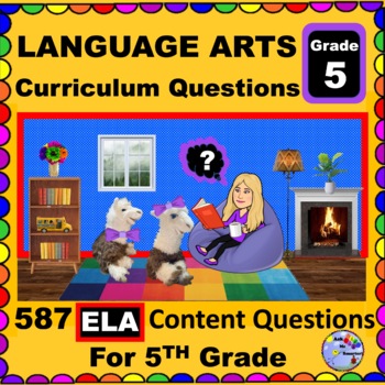 Preview of Homeschool Curriculum ENGLISH LANGUAGE ARTS 5th Grade Questions and Answers