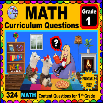 Preview of Homeschool Curriculum 1st Grade MATH Questions and Answers