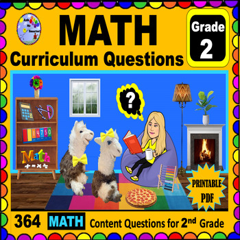 Preview of Homeschool Curriculum 2nd Grade MATH Questions and Answers