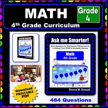 Preview of Homeschool Curriculum 4th Grade MATH Questions and Answers