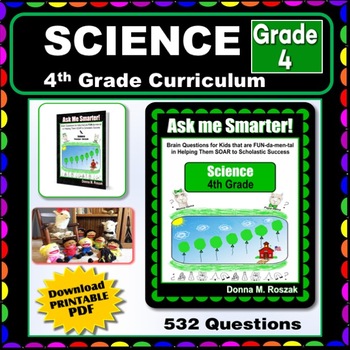 Preview of Homeschool Curriculum 4th Grade SCIENCE Questions & Answers