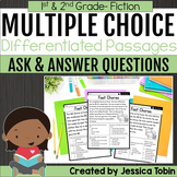 Ask and Answer Questions Multiple Choice Passages- 1st, 2n