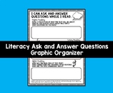 Ask and Answer Questions Graphic Organizer