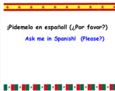 Ask me in Spanish