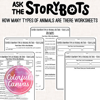 Preview of Ask the StoryBots How Many Types of Animals Are There | Taxonomy Video Guide