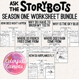 Ask the StoryBots Season 1 Bundle | Worksheet Video Guides
