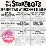 Ask the StoryBots Season 2 Bundle | Worksheet Video Guides