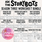 Ask the StoryBots Season 3 Bundle | Worksheet Video Guides