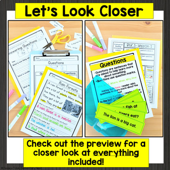 Asking & Answering Questions Nonfiction RI.K.1 Kindergarten Reading - RIK.1