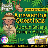 Asking & Answering Questions Reading Escape Room Webscape 