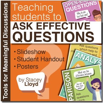 Preview of Asking Effective Questions - Tools for Discussions & Socratic Seminars