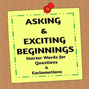 Preview of Asking & Exciting Beginnings