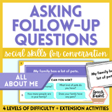 Asking Follow Up Questions All About Me | Social Skills fo