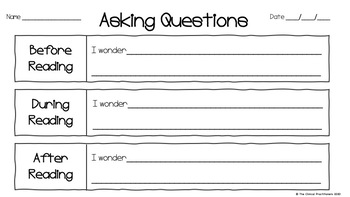 Asking Question Worksheets by The Clinical Practitioners | TpT