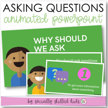 Preview of Asking 'WH' Questions | Animated PowerPoint Slideshow | Distance Learning