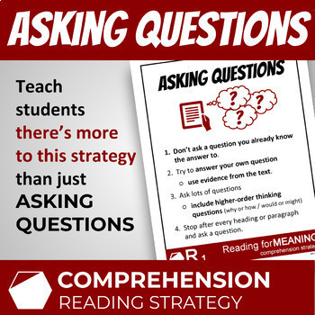 Asking Questions Reading Comprehension Lesson Distance Learning Google Classroom