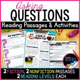 Asking Questions Reading Comprehension Passages, Ask and A