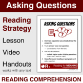 Asking Questions Reading Comprehension Strategy Lesson - D